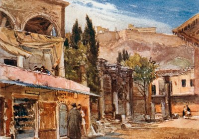 La Stoa di Adriano da John Fulleylove