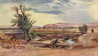 Il ruscello che scorre dalla sorgente di Elisha da John Fulleylove