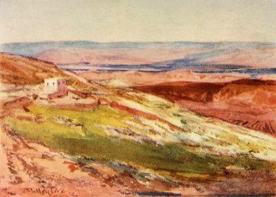 La Valle del Giordano dal Monte degli Ulivi, 1902 da John Fulleylove