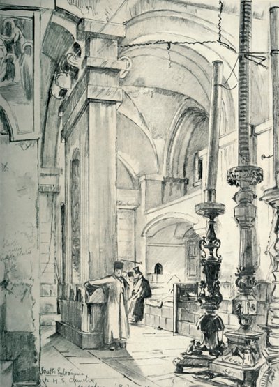 Il vestibolo della Chiesa del Santo Sepolcro da John Fulleylove