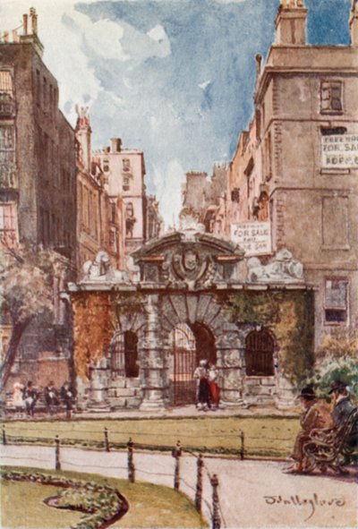 York Gate, Buckingham Street, Strand da John Fulleylove