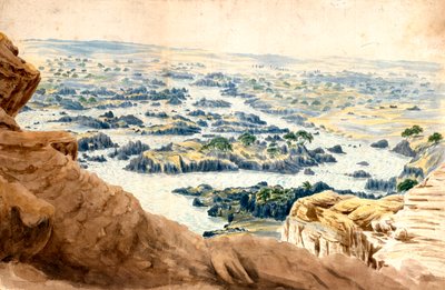 Paesaggio, Cataratta, Egitto, XIX secolo da John Gardner Wilkinson