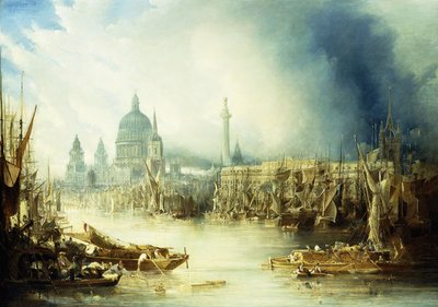 Una vista di Londra con St. da John Gendall