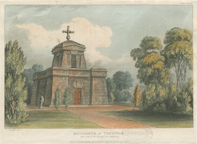 Trentham - Il Mausoleo da John Gendall