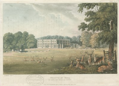 Trentham Hall da John Gendall
