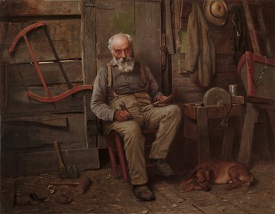 Costruttore di barche, c.1904 da John George Brown