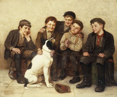 In Buone Mani, 1909 da John George Brown