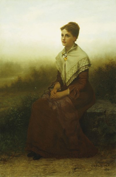 Rêverie, 1878 da John George Brown