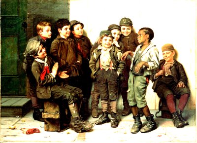 La danza di strada, 1883 da John George Brown