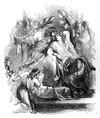 Antonio e Cleopatra di William Shakespeare da John Gilbert
