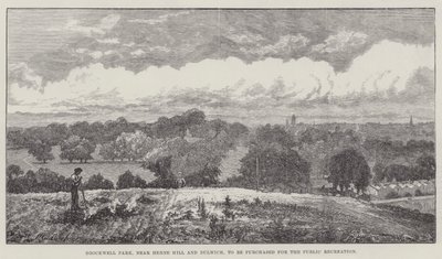 Brockwell Park, vicino a Herne Hill e Dulwich, da acquistare per la Ricreazione Pubblica da John Gilbert