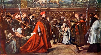 Cardinale Wolsey va alla Westminster Hall da John Gilbert