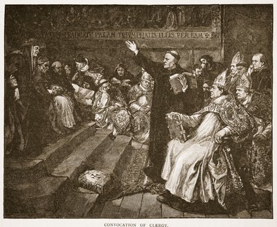 Convocazione del clero, illustrazione da 