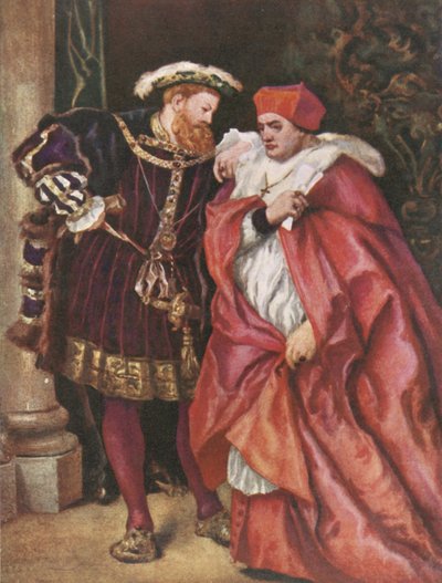 Enrico VIII e il cardinale Wolsey da John Gilbert
