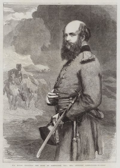 Sua Altezza Reale il Duca di Cambridge, KG, ecc, Comandante in Capo Generale da John Gilbert