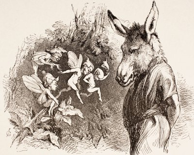 Illustrazione per Sogno di una notte di mezza estate, da 