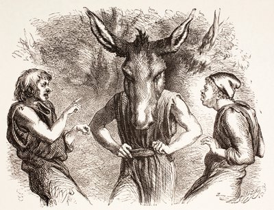Illustrazione per Sogno di una notte di mezza estate, da 