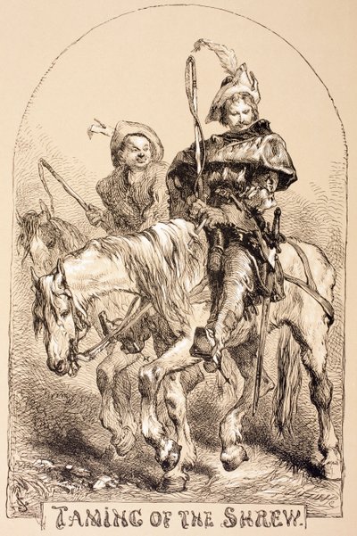 Illustrazione per La bisbetica domata, da 