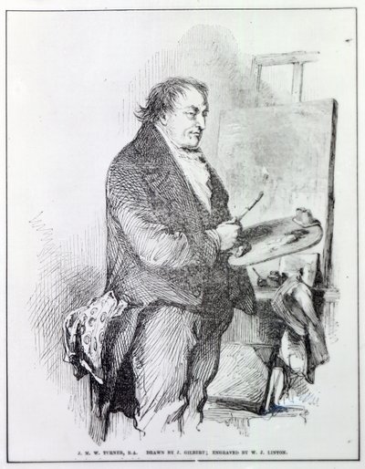 Joseph Mallord William Turner, inciso da W.J. Linton, c.1837 da John Gilbert