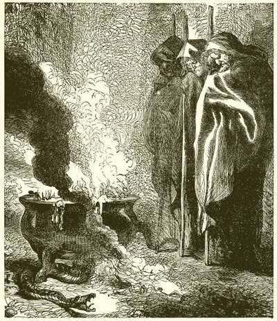 Macbeth: Le tre streghe da John Gilbert