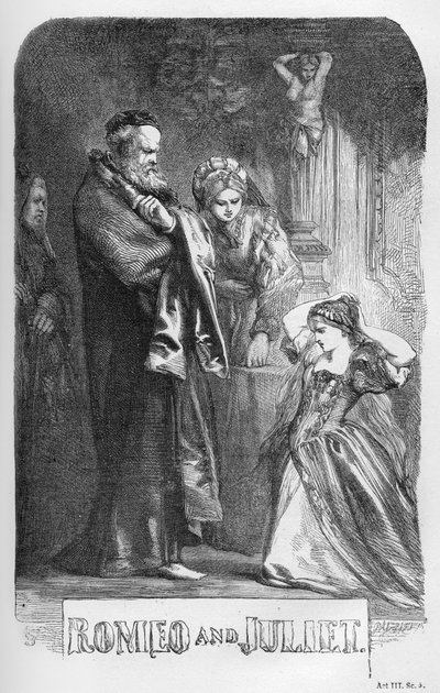 Romeo e Giulietta di William Shakespeare da John Gilbert