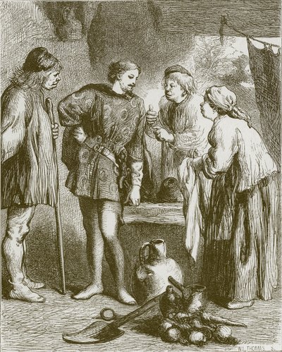Il re e il mugnaio di Mansfield da John Gilbert
