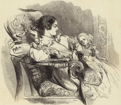 La Regina e il Principe di Galles da John Gilbert