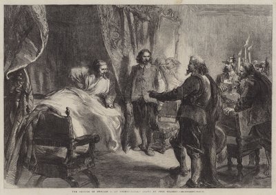 La cattura di Carlo I a Holmby-House da John Gilbert