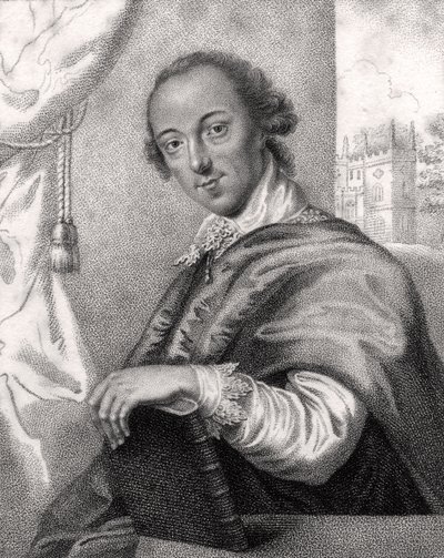 Horace Walpole, incisione di Bocquet, da 