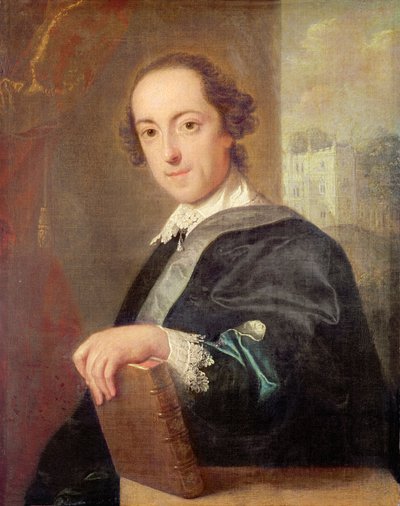 Ritratto di Horatio Walpole, 4° Conte di Oxford, 1754 da John Giles Eckhardt