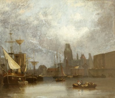 St Mary Redcliffe dal porto galleggiante da John Glen Wilson