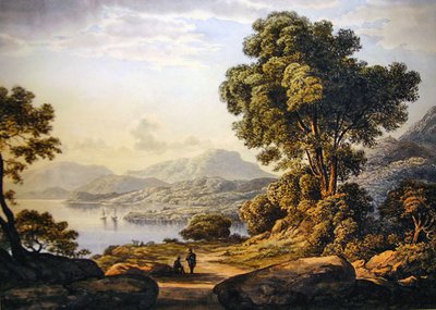 Veduta nel Lake District da John Glover