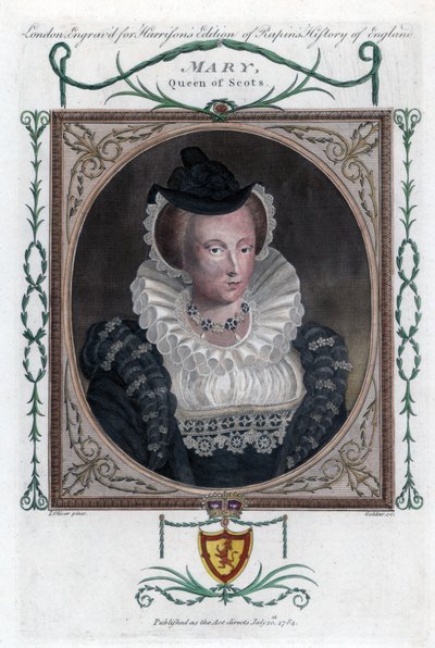 Maria I di Scozia, popolarmente conosciuta come Maria, Regina di Scozia, 1794 da John Goldar