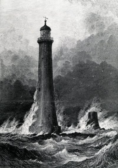 Il Nuovo Proposto Faro di Eddystone, illustrazione da 