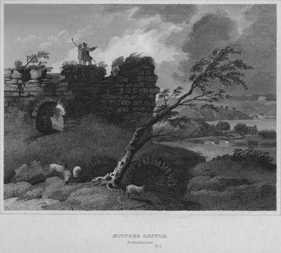 Castello di Mitford, Northumberland da John Greig