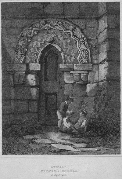 Porta sud - Chiesa di Mitford, Northumberland da John Greig