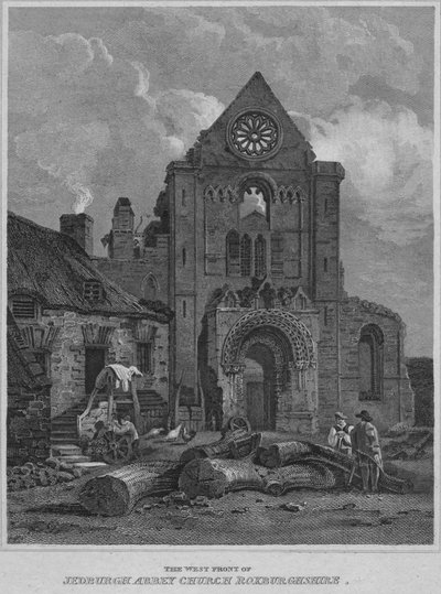 La facciata ovest della chiesa dell