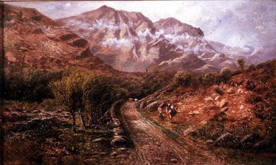 Eel Crags, Borrowdale, Cumberland da John Gunson Atkinson