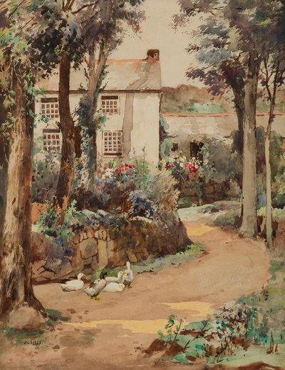 Kemyl Cottage, Lamorna da John Guttridge Sykes