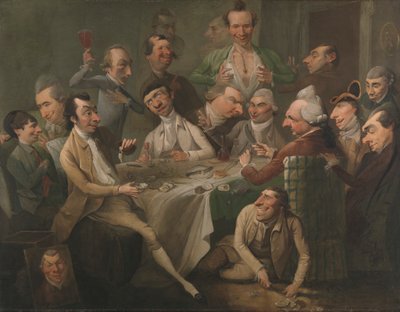 Un gruppo caricaturale da John Hamilton Mortimer