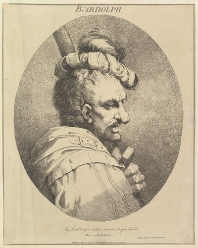 Bardolph Dodici personaggi da Shakespeare, 20 maggio 1775 da John Hamilton Mortimer