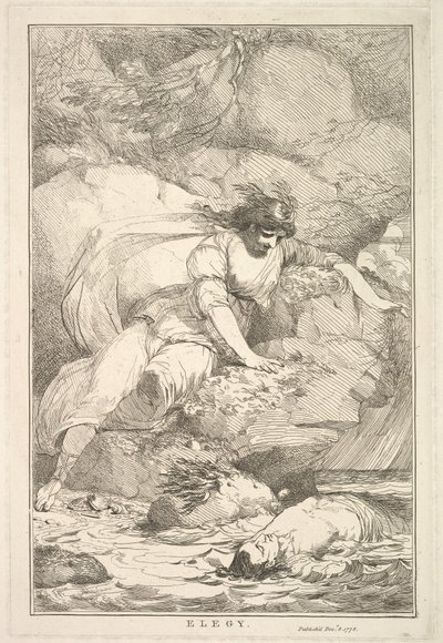 Elegia da Quindici Incisioni Dedicate a Sir Joshua Reynolds, 8 dicembre 1778 da John Hamilton Mortimer