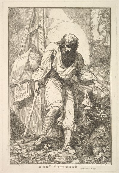 Gerard Lairesse da Quindici incisioni dedicate a Sir Joshua Reynolds, 8 dicembre 1778 da John Hamilton Mortimer
