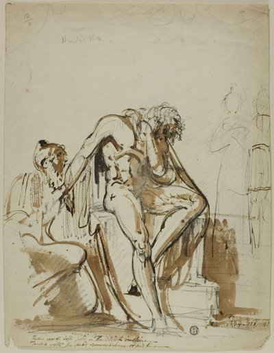 Nudo maschile e altre figure da John Hamilton Mortimer