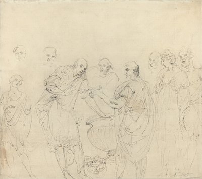 Mucio Scevola [recto] da John Hamilton Mortimer