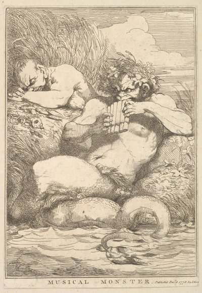 Mostro Musicale da Quindici Incisioni Dedicato a Sir Joshua Reynolds da John Hamilton Mortimer