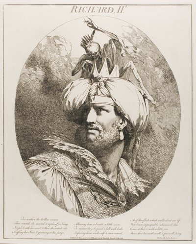 Riccardo II, da Dodici personaggi di Shakespeare da John Hamilton Mortimer