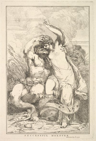Mostro di successo, da Quindici incisioni dedicate a Sir Joshua Reynolds da John Hamilton Mortimer
