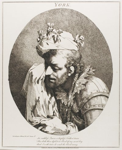 York, da Dodici personaggi di Shakespeare da John Hamilton Mortimer