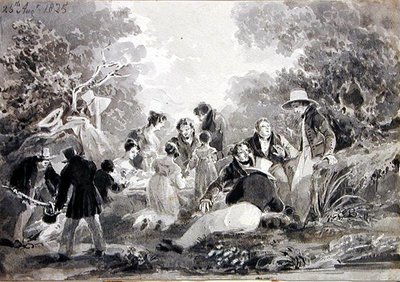 Un picnic sul lago da John Harden